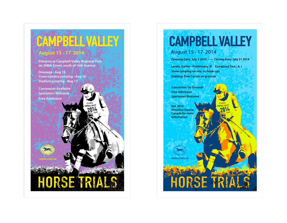 Posters for 2014 Horse Trials