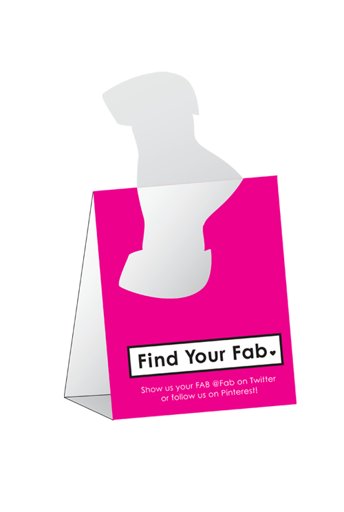 FAB Tent card – back